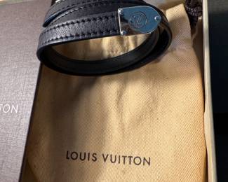 Louis Vuitton leather bracelet $250 unisex