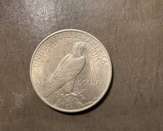 182 - $43- 1924 Morgan silver dollar.