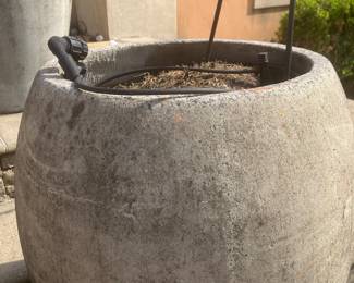 168 $150.00ea 4 Concrete Planters 21W X 35H