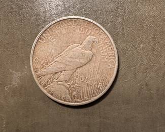 #180 - $43 - 1923 Morgan silver dollar.
