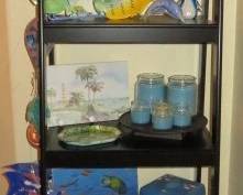 5 Tier Ladder Shelf, Nautical Decor