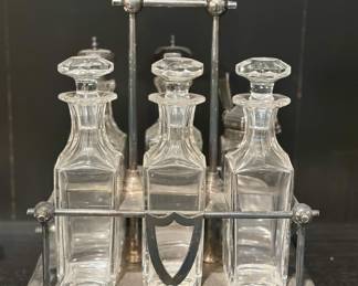 Antique cruet set