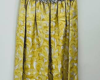 Oscar de la Renta 1960’s gold brocade gown