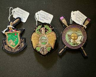 Vintage scholastic and "club" patches