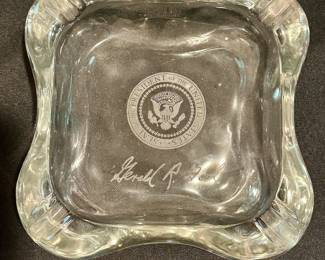 Gerald Ford ashtray