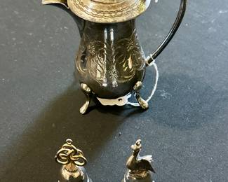 Syrup pitcher (top) and "12 Days of Christmas" bells (bottom)