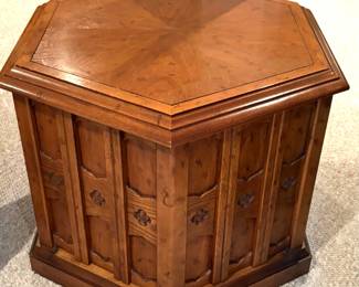 Oak Octagon Side Table