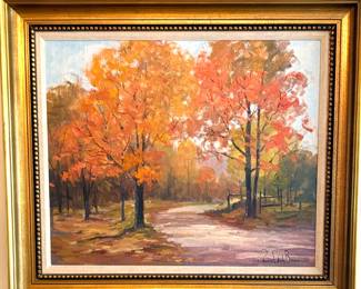 Original Oil Painting- Francis Clark Brown 1908-1892