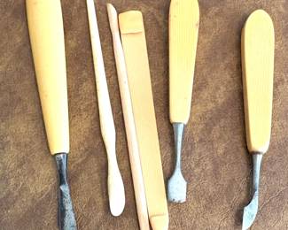 1920’s manicure tools  made of celluloid 
