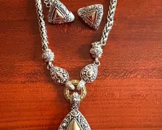 Costume Necklace and Earring Set 