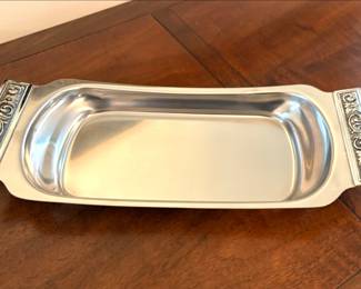 Mid-century Pewter  Tray 