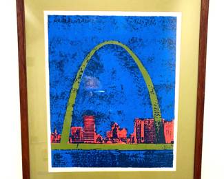 Vintage Print  of StLouis Arch (1971) 6/20