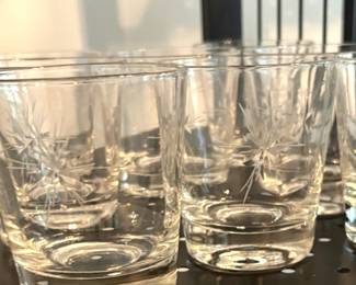 Fostoria Shooting Stars tumblers