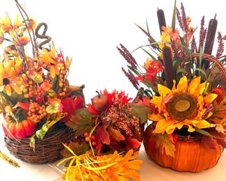 Silk Halloween Arrangements 