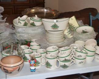 Christmas Spode huge set, like new