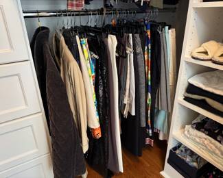 Full closet to browse!