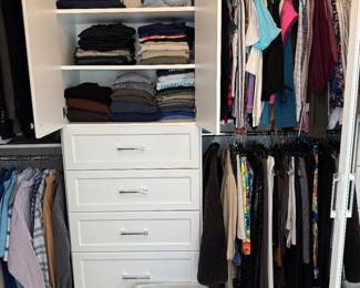 Full closet to browse!