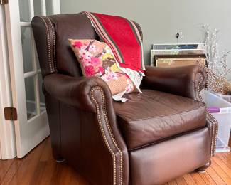 Quality Leather Recliner (two available)
