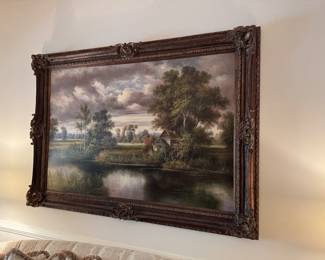 Large Original Oil on Canvas Framed