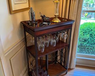 Bar Cart Wine Glasses 
