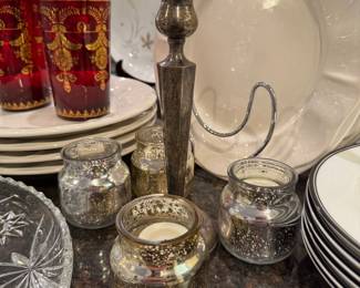 Silver Candle Holder