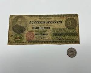 1862 $1 "UNITED STATES" (1862) 1 Dollar "LEGAL TENDER"