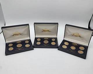 1999-2000 24 Karat Gold Plated US Coins