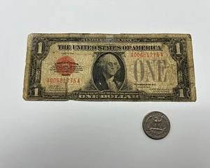1928 A00681775A $1 United states note