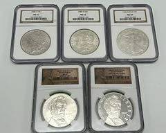 2009 P Lincoln S$1 Bicentennial MS 69 2009 P Lincoln S$1 Bicentennial PF 69 ULTRA CAMEO 1883 O S$1 Morgan MS 62 1885 O S$1 Morgan MS 62 1996 Eagle S$1 MS 69