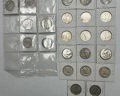 23 Liberty Silver Half Dollars (1934-1947?)