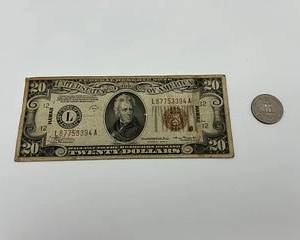 1934 Series HAWAII $20 Dollar Bill 8775339