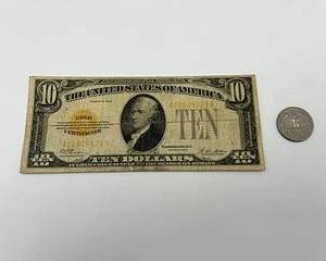 1928 $10 Dollar US Gold Certificate 20509329