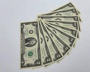 Lot of Sequential $2 Dollar Bills Series 2003 90887491-90887500 (10)