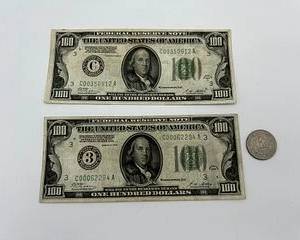 1928 Series $100 Dollar Bills, Low Serial (2)