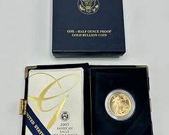 2005 American Eagle One - Half Ounce Proof Gold Bullion Coin