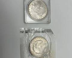1885 & 1921 Morgan Silver Dollars