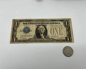 1928 T62154133A $1 silver dollar