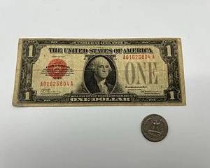 1928 A00681775A $1 United states note