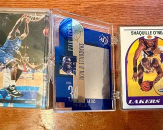 Boxed Shaquille O'Neal trading card player sets