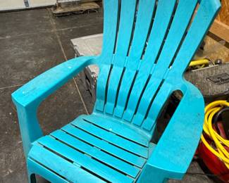 Resin Adirondack chair