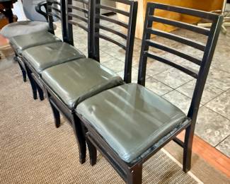 Wood folding chairs