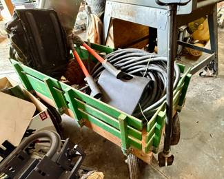 Wood slat wagon