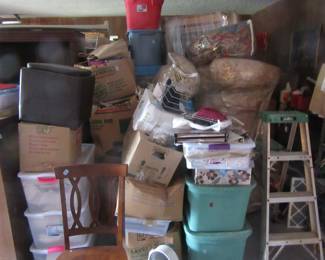 Photo of one half of the garage, these have been delivered by storage company. More photos soon.