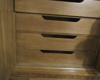 Highboy chest in master bedroom (Shown opened)