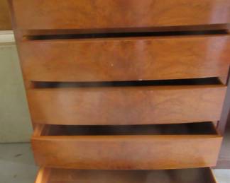Heavy multi drawer chest of drawers. Located in garage