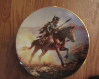 12 pc of collectible Indian plates. See next photo.