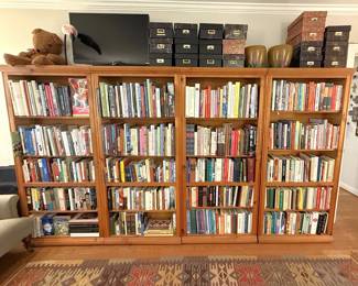 Great collection of coffee table books and cookbooks