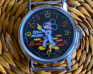 Vintage Disco Mickey Mouse watch