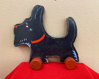 Antique Fisher-Price Scottie pull-toy