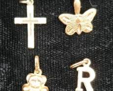 Four 14K Gold Charms